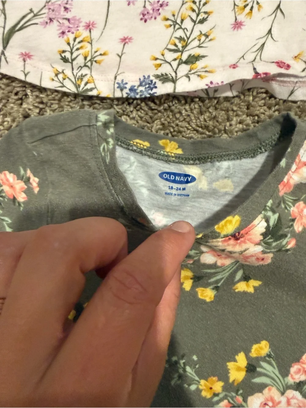 Old Navy Floral Top Bundle | 2T / 18–24M | 2-Piece